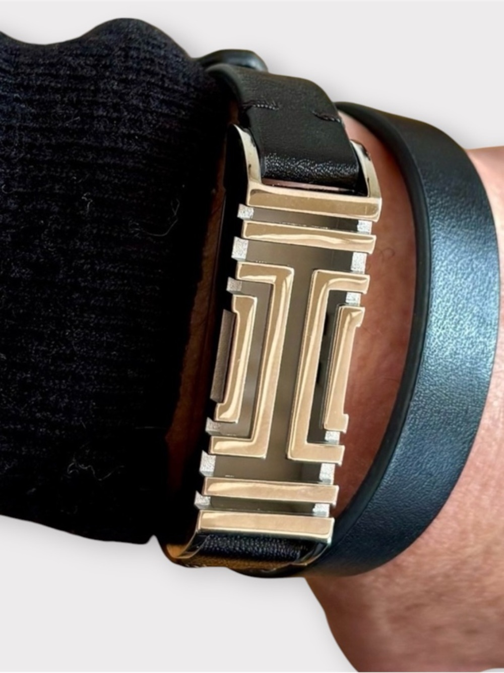TORY BURCH Fitbit Leather Wrist Bracelet